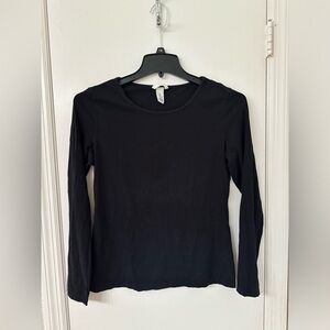 H&M‎ Long Sleeve Shirt - Black Size L